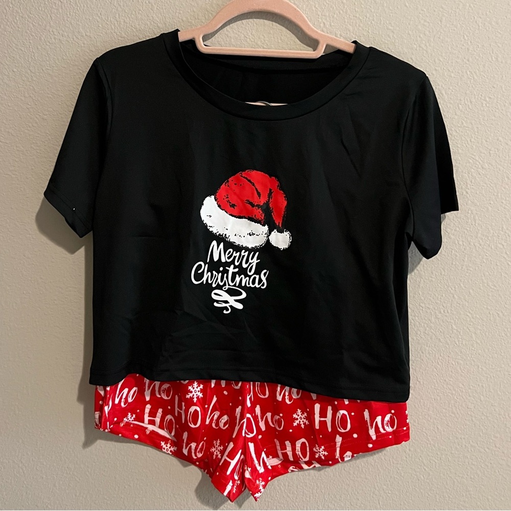 Target Black and Red Christmas Pajama Set